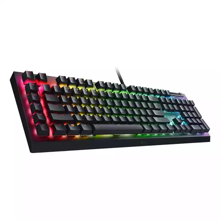 Razer Blackwidow V4 X Wired Mechanical Gaming Keyboard - Green Switch (Arabic)-114942 Razer Blackwidow V4 X Wired Mechanical Gaming Keyboard - Green Switch (Arabic)-114942