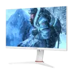 Gameon Goa24fhd360ips Artic Pro Series 24" Fhd, 360hz, Mprt 0.5ms, Hdmi 2.1, Fast Ips Gaming Monitor (Support Ps5) - White-115141