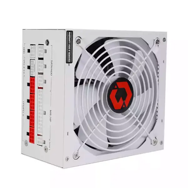 Gameon - Spy2 Atx 1000 Watts 80 Plus Gold Value Gaming Power Supply - White-0