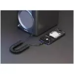 Porodo Lightning To Aux Coil Cable 1.2m - Black-115349