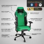 Cybeart Gaming Chair - Slytherin-115490