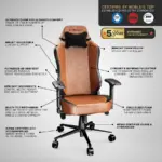 Cybeart Apex Series Gaming Chair - Vintage-115536