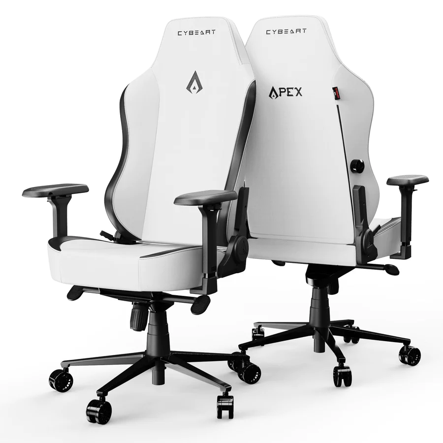 Cybeart Apex Series Gaming Chair - Arctic White-115555 Cybeart Apex Series Gaming Chair - Arctic White-115555