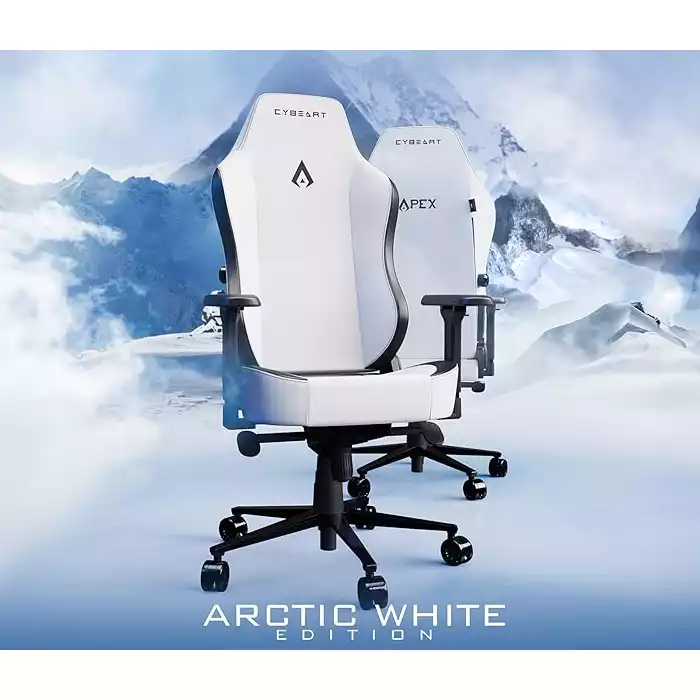 Cybeart Apex Series Gaming Chair - Arctic White-0 Cybeart Apex Series Gaming Chair - Arctic White-0