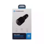 Powerology Dual Port Car Charger Pd65w - Pccsr013-0