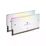 Corsair Dominator Titanium Rgb Ddr5 - 32gb (2x16gb) 6400mt/s Cl32 Memory Kit - White-115731