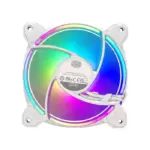 Cooler Master Masterfan Mf120 Halo² 3 In 1 Argb Case Fan Kit - White-116347
