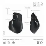 Logitech Mx Keys S Combo (3in1) Mx Master, 3s Mx Keys & Mx Palm Rest (Arabic/english) - Graphite-116549