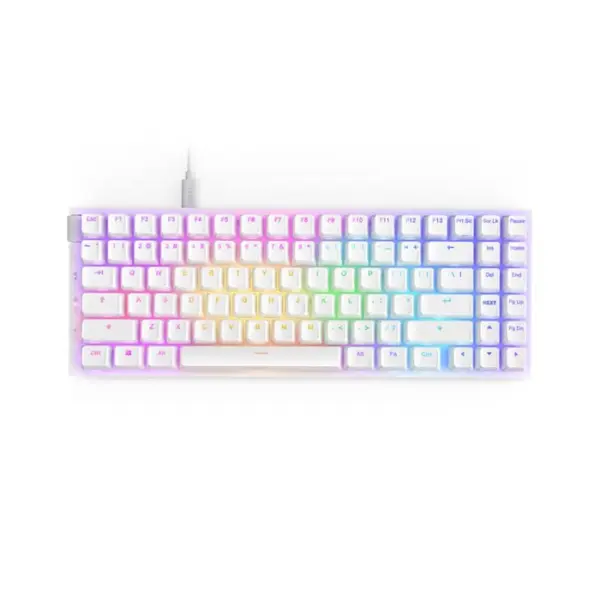 Nzxt Function 2 Mini Tkl - Rgb Hot-swap Wired Optical Gaming Keyboard - White (English)-0