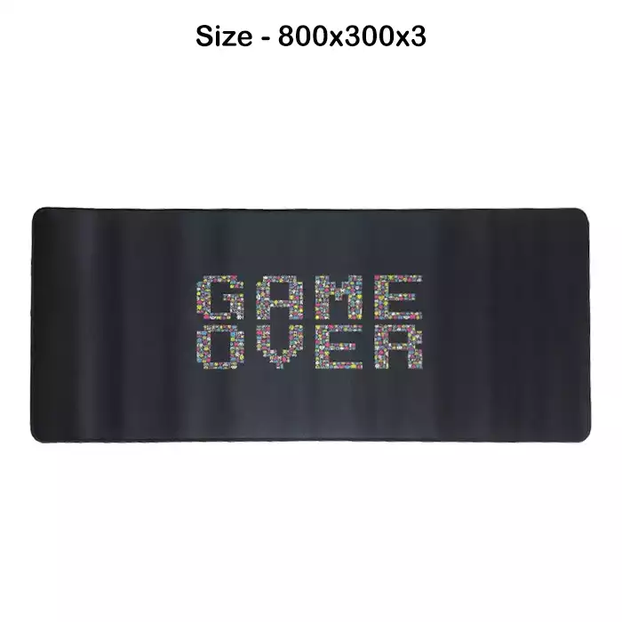 Gaming Mouse Pad - Game Over (800x300x3)-0