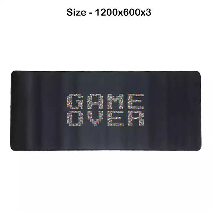Gaming Mouse Pad - Game Over (1200x600x3)-0