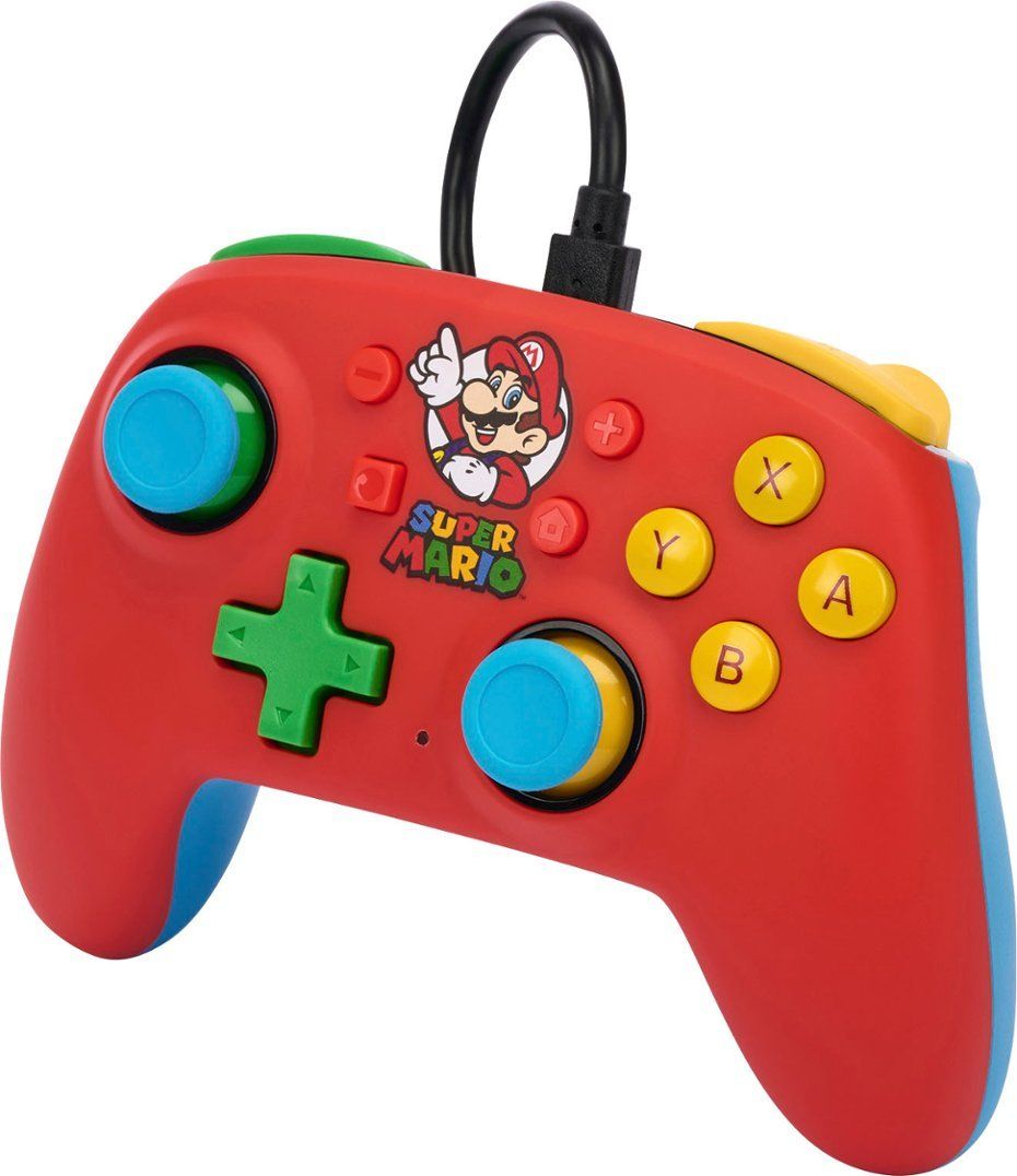 PowerA Mario Medley Nano Nintendo Switch Wired Controller-117887 PowerA Mario Medley Nano Nintendo Switch Wired Controller-117887