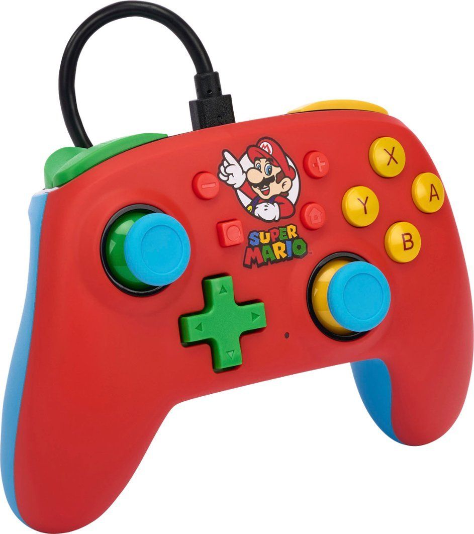 PowerA Mario Medley Nano Nintendo Switch Wired Controller-117888 PowerA Mario Medley Nano Nintendo Switch Wired Controller-117888