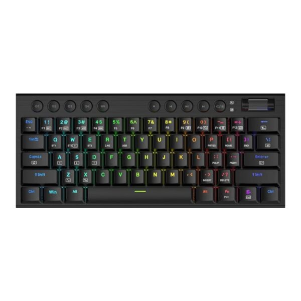 Redragon K632 Pro Noctis 60% Rgb Mechanical Tri-mode Ultra-thin Low Profile Gaming Keyboard (English)-0