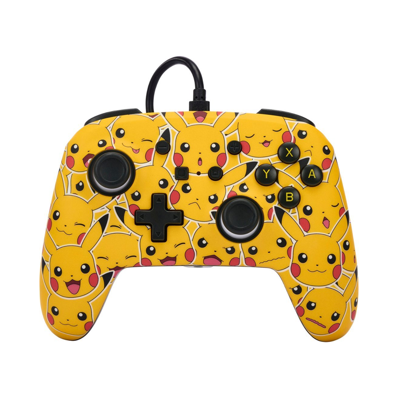 PowerA - Enhanced Wired Controller for Nintendo Switch - Pikachu Moods-0 PowerA - Enhanced Wired Controller for Nintendo Switch - Pikachu Moods-0