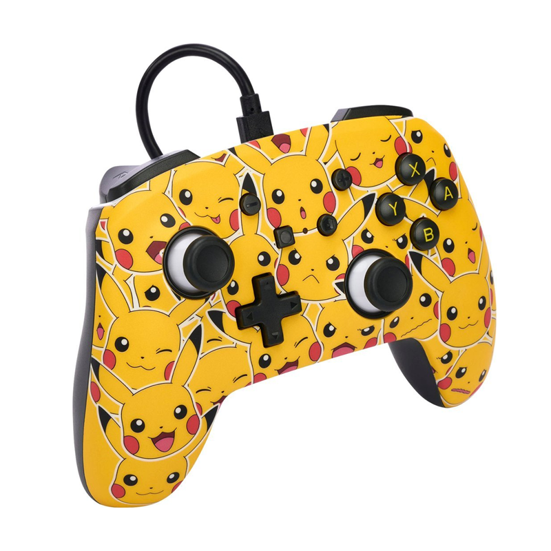 PowerA - Enhanced Wired Controller for Nintendo Switch - Pikachu Moods-117875 PowerA - Enhanced Wired Controller for Nintendo Switch - Pikachu Moods-117875