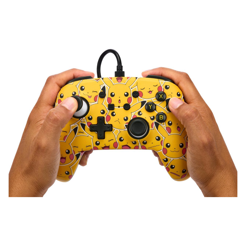 PowerA - Enhanced Wired Controller for Nintendo Switch - Pikachu Moods-117876 PowerA - Enhanced Wired Controller for Nintendo Switch - Pikachu Moods-117876
