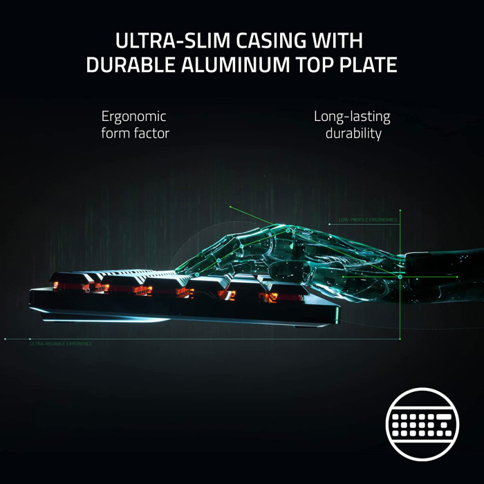 Razer Deathstalker V2 Wired Low Profile Optical Gaming Keyboard Linear Low Profile Optical Red Switch-116993 Razer Deathstalker V2 Wired Low Profile Optical Gaming Keyboard Linear Low Profile Optical Red Switch-116993