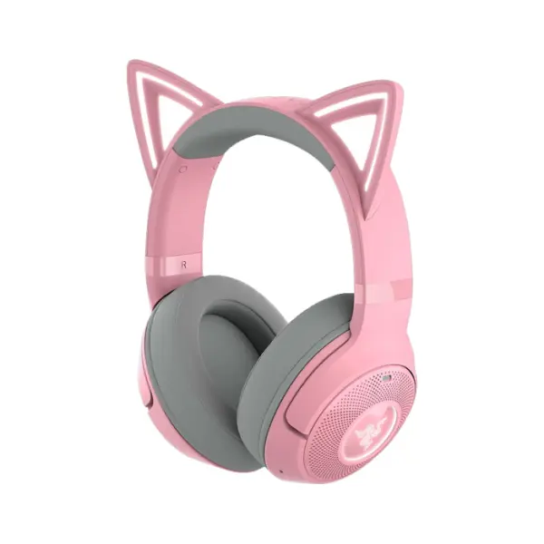 Razer Kraken Kitty V2 Bt Quartz Edition Wireless/bluetooth Gaming Headset Rgb With Kitty Ears - Pink-0