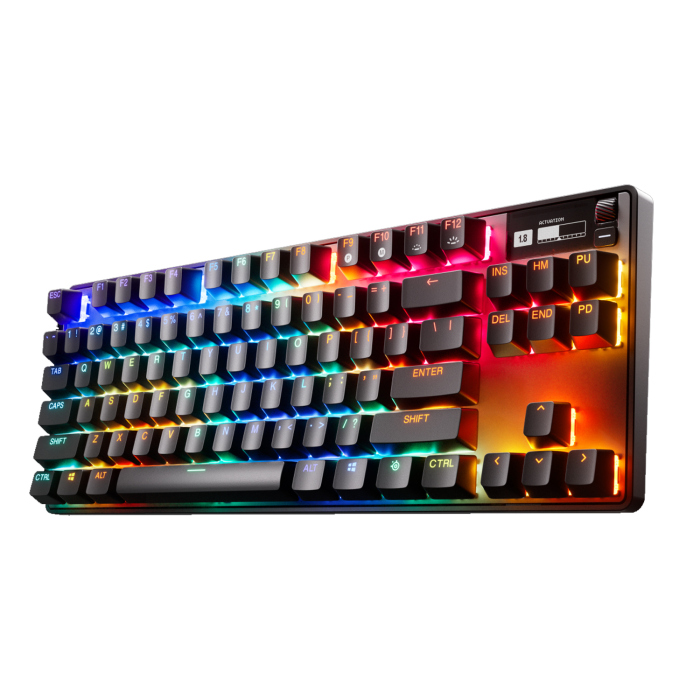 Steelseries Apex Pro Tkl Wireless (2023) Wireless Tenkeyless Esports Gaming Keyboard Omnipoint 2.0 Adjustable Switches - Black (Us English)-0 Steelseries Apex Pro Tkl Wireless (2023) Wireless Tenkeyless Esports Gaming Keyboard Omnipoint 2.0 Adjustable Switches - Black (Us English)-0