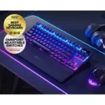 Steelseries Apex Pro Tkl Wireless (2023) Wireless Tenkeyless Esports Gaming Keyboard Omnipoint 2.0 Adjustable Switches - Black (Us English)-117108
