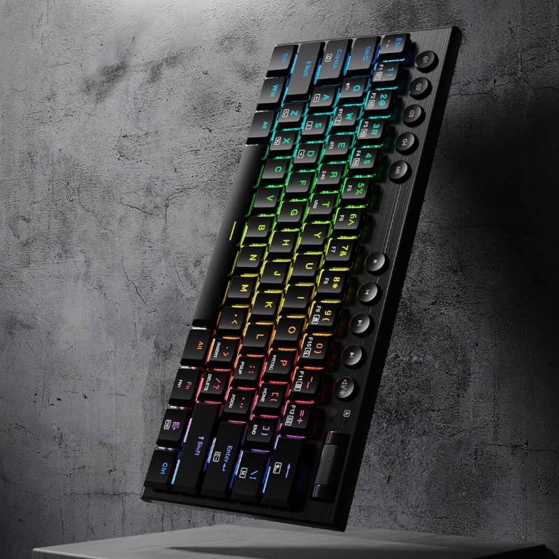 Redragon K632 Pro Noctis 60% Rgb Mechanical Tri-mode Ultra-thin Low Profile Gaming Keyboard (English)-118999 Redragon K632 Pro Noctis 60% Rgb Mechanical Tri-mode Ultra-thin Low Profile Gaming Keyboard (English)-118999