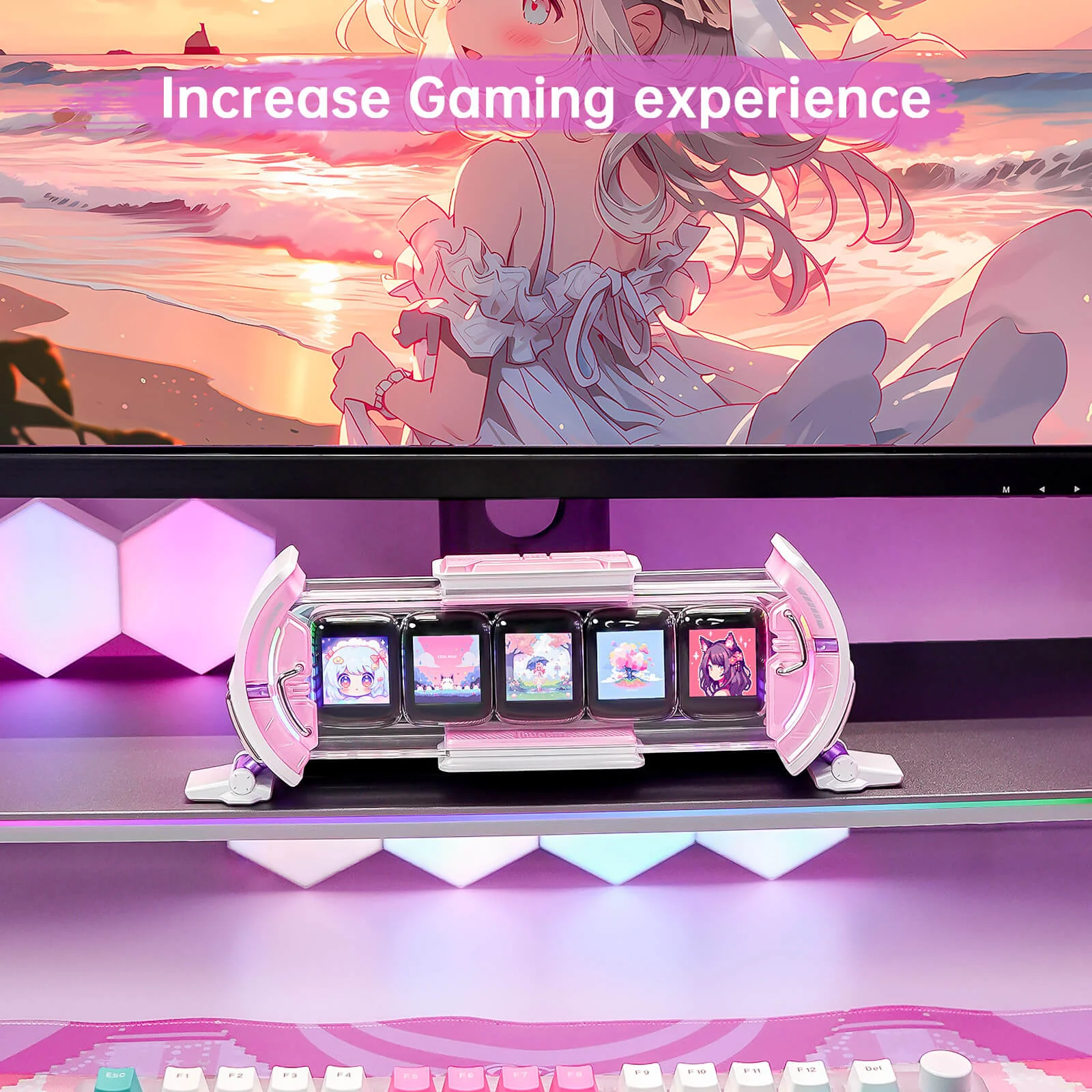 Divoom Times Gate | Pixel Art Informative Display - Pink-117695 Divoom Times Gate | Pixel Art Informative Display - Pink-117695