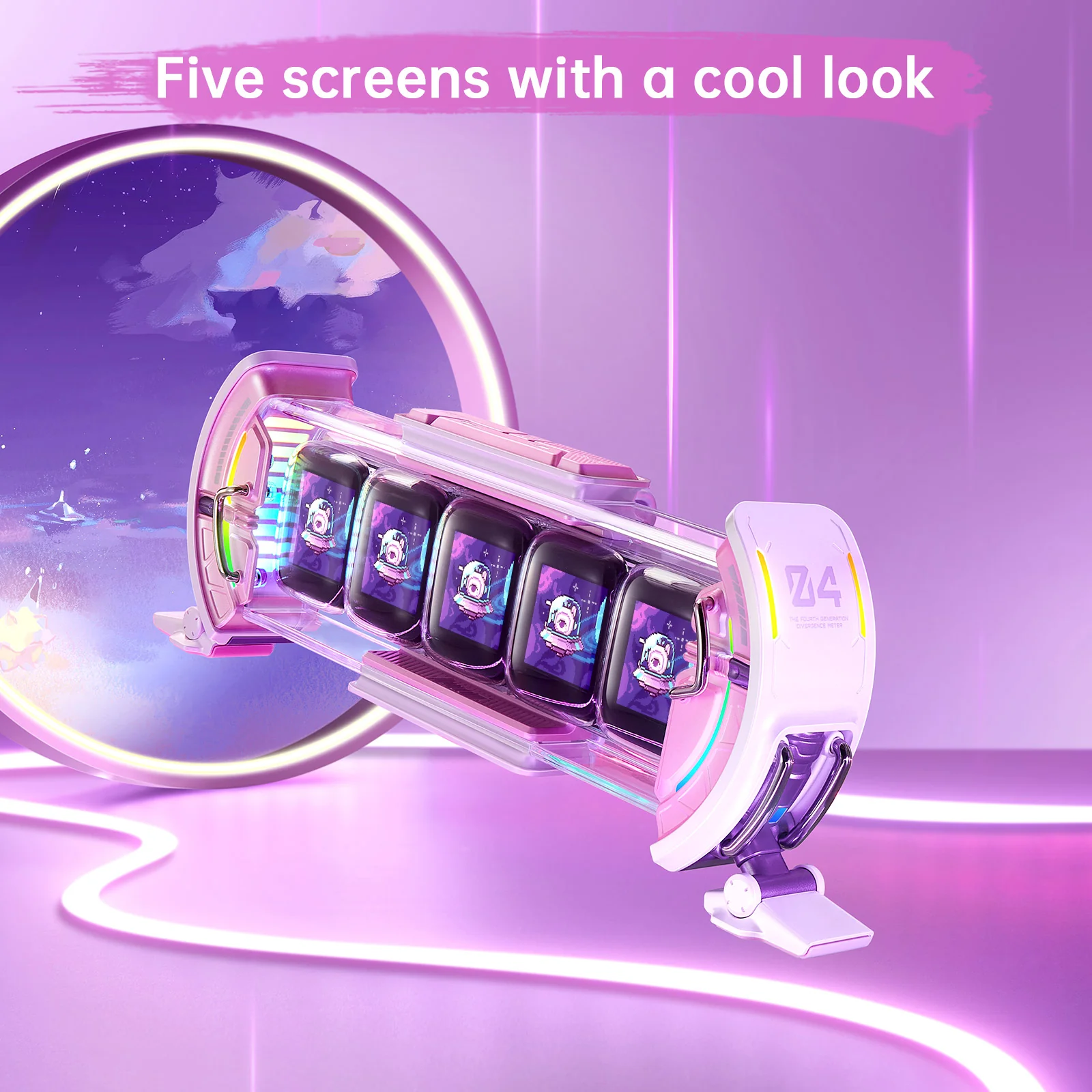 Divoom Times Gate | Pixel Art Informative Display - Pink-117699 Divoom Times Gate | Pixel Art Informative Display - Pink-117699