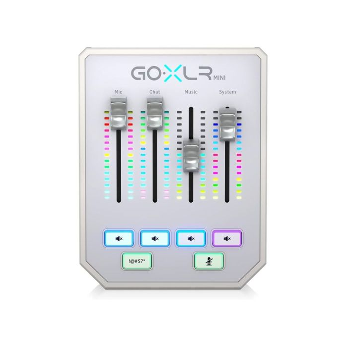 Tc Helicon GoXlr Mini Online Broadcast/streaming Mixer With Usb Audio Interface - White-0