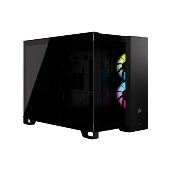 Corsair Icue Link 2500x Rgb Micro Atx Dual Chamber Pc Case - Black CC-9011267-WW-0