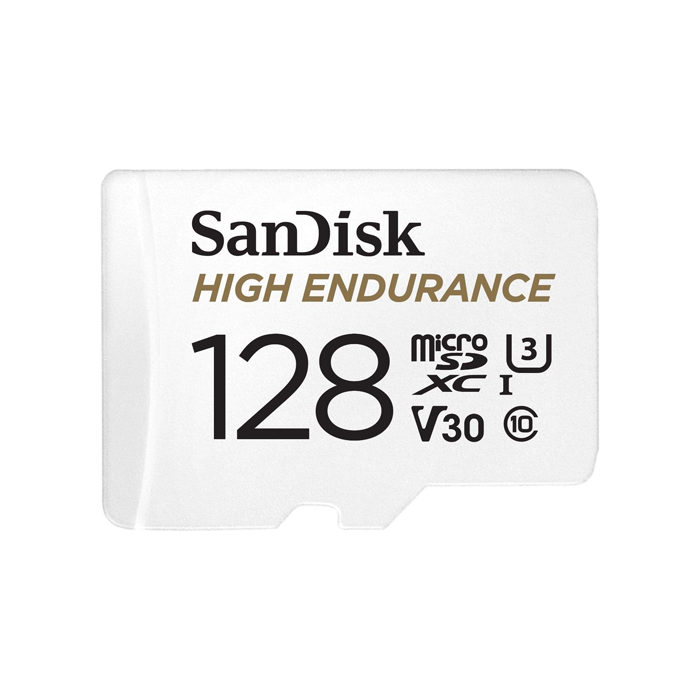 Sandisk High Endurance Micro Sdxc, 128gb + Sd Adapter-0