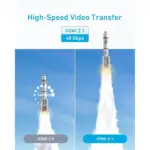 Anker Hdmi 2.1 Cable (1.8m/6ft) 8k -black-118855