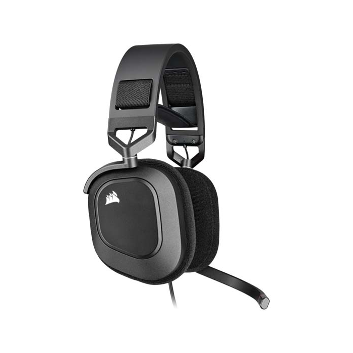 Corsair Hs80 Rgb Wired Gaming Headset - Carbon - Eu-118919 Corsair Hs80 Rgb Wired Gaming Headset - Carbon - Eu-118919