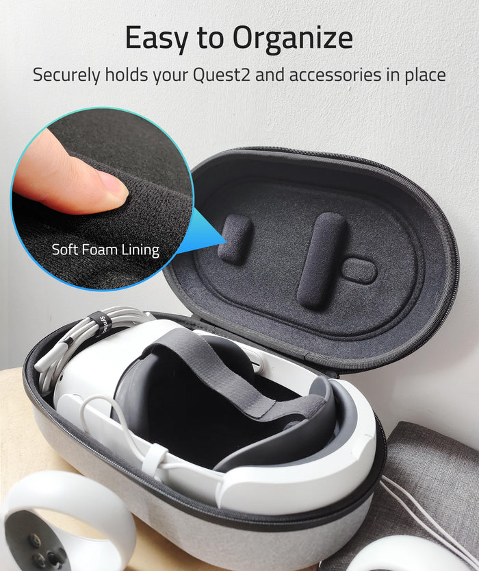 Syntech Vr Hard Carrying Case Large Verion - Grey-119151 Syntech Vr Hard Carrying Case Large Verion - Grey-119151