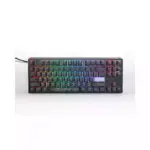 Ducky One 3 Classic Black/white Tkl Hot-swap Rgb 80% Mechanical Keyboard Cherry Brown Switch - English/arabic-119634