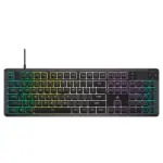 Corsair Icue K55 Core Rgb Wired Gaming Keyboard - Black (English)-0