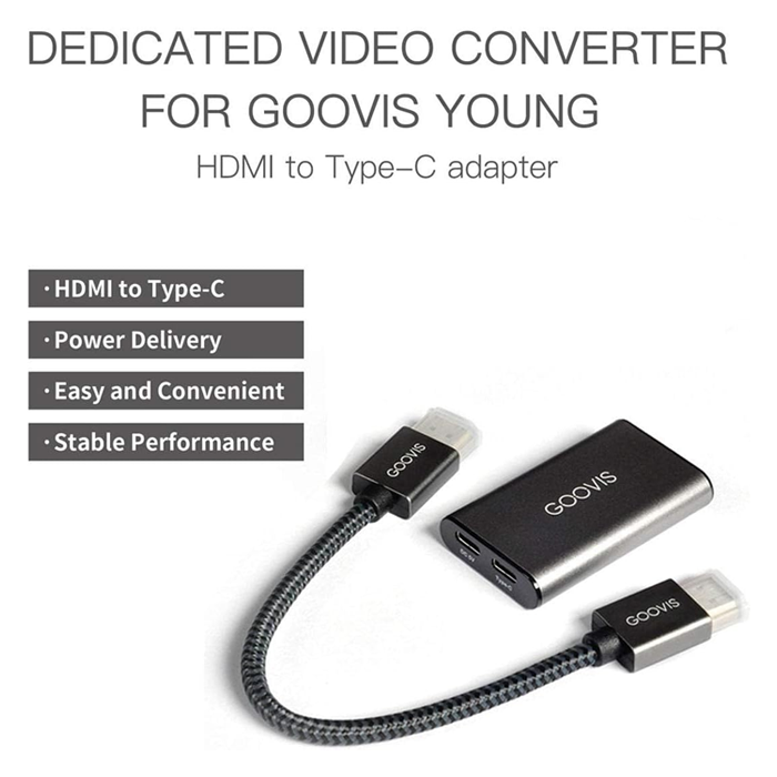 Goovis Hdmi To Type-c Adapter Young Head-mounted Display-120043 Goovis Hdmi To Type-c Adapter Young Head-mounted Display-120043