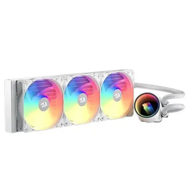Redragon Ccw-3013w Argb 360mm (3x120) Cpu Liquid Cooler - White-0