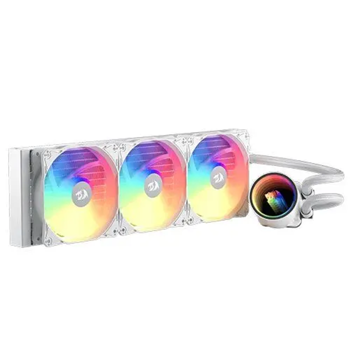 Redragon Ccw-3013w Argb 360mm (3x120) Cpu Liquid Cooler - White-0