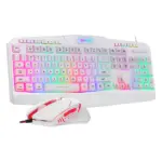 Redragon S101 Pc Gaming Keyboard And Mouse Combo - White (English)-0