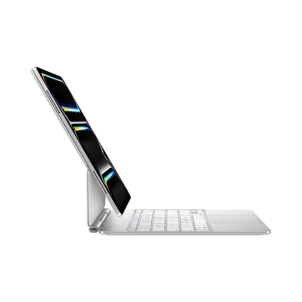 Apple Magic Keyboard For Ipad Pro 13-inch M4 - White (English & Arabic)-120372 Apple Magic Keyboard For Ipad Pro 13-inch M4 - White (English & Arabic)-120372