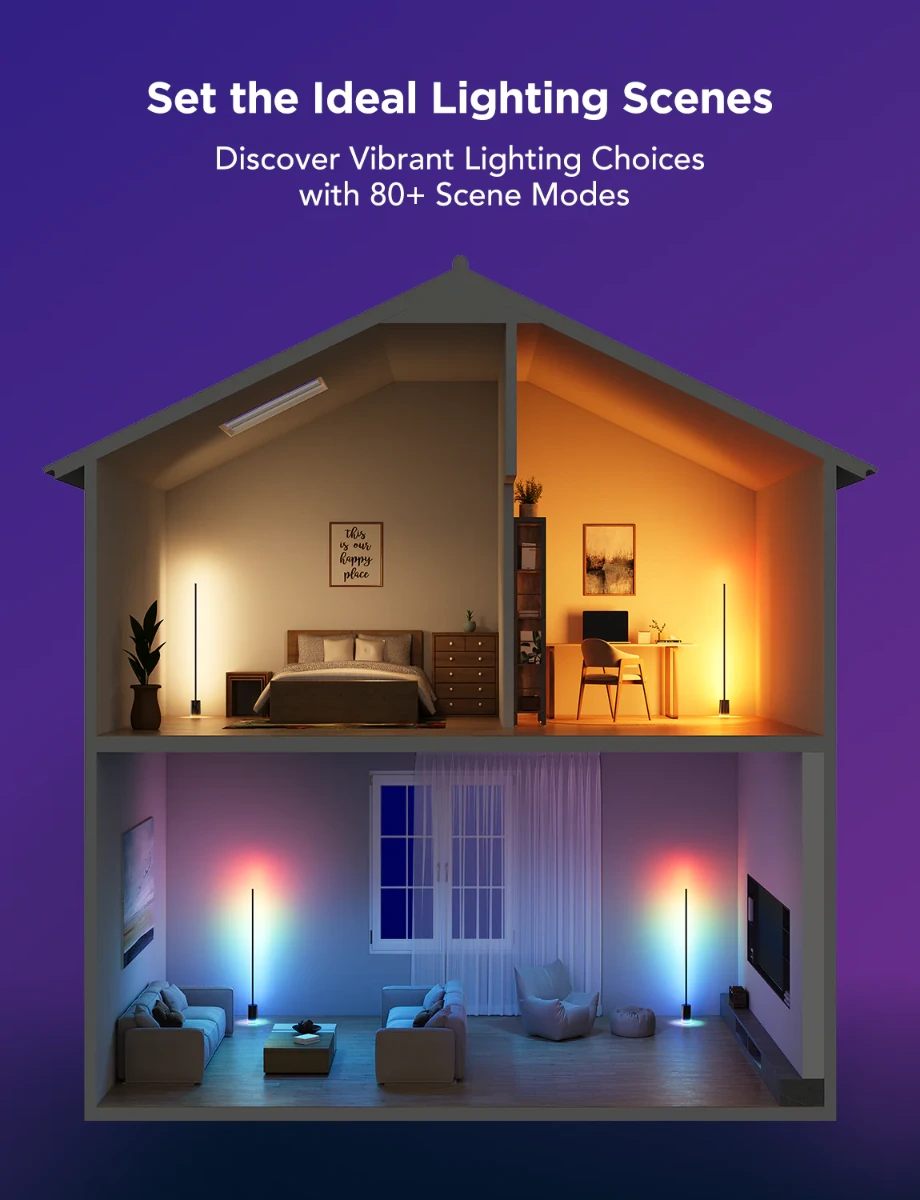 Govee Floor Lamp 2 - Black-121421 Govee Floor Lamp 2 - Black-121421