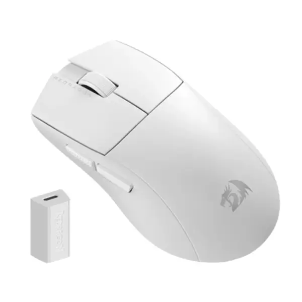 Redragon M916 Pro 4k 3-mode Wireless Gaming Mouse - White-0
