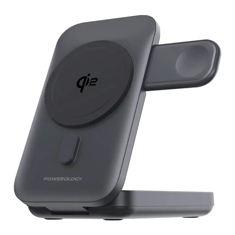 Powerology 10000mah Qi2 - 15w Iph15 Magsafe Power Bank - Black-0