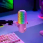 Razer Seiren V3 Chroma Rgb Usb Microphone With Tap-to-mute, Supercardioid Condenser Mic - Quartz-122209