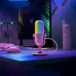 Razer Seiren V3 Chroma Rgb Usb Microphone With Tap-to-mute, Supercardioid Condenser Mic - Quartz-122210