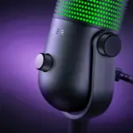 Razer Seiren V3 Chroma Rgb Usb Microphone With Tap-to-mute, Supercardioid Condenser Mic - Black-122249