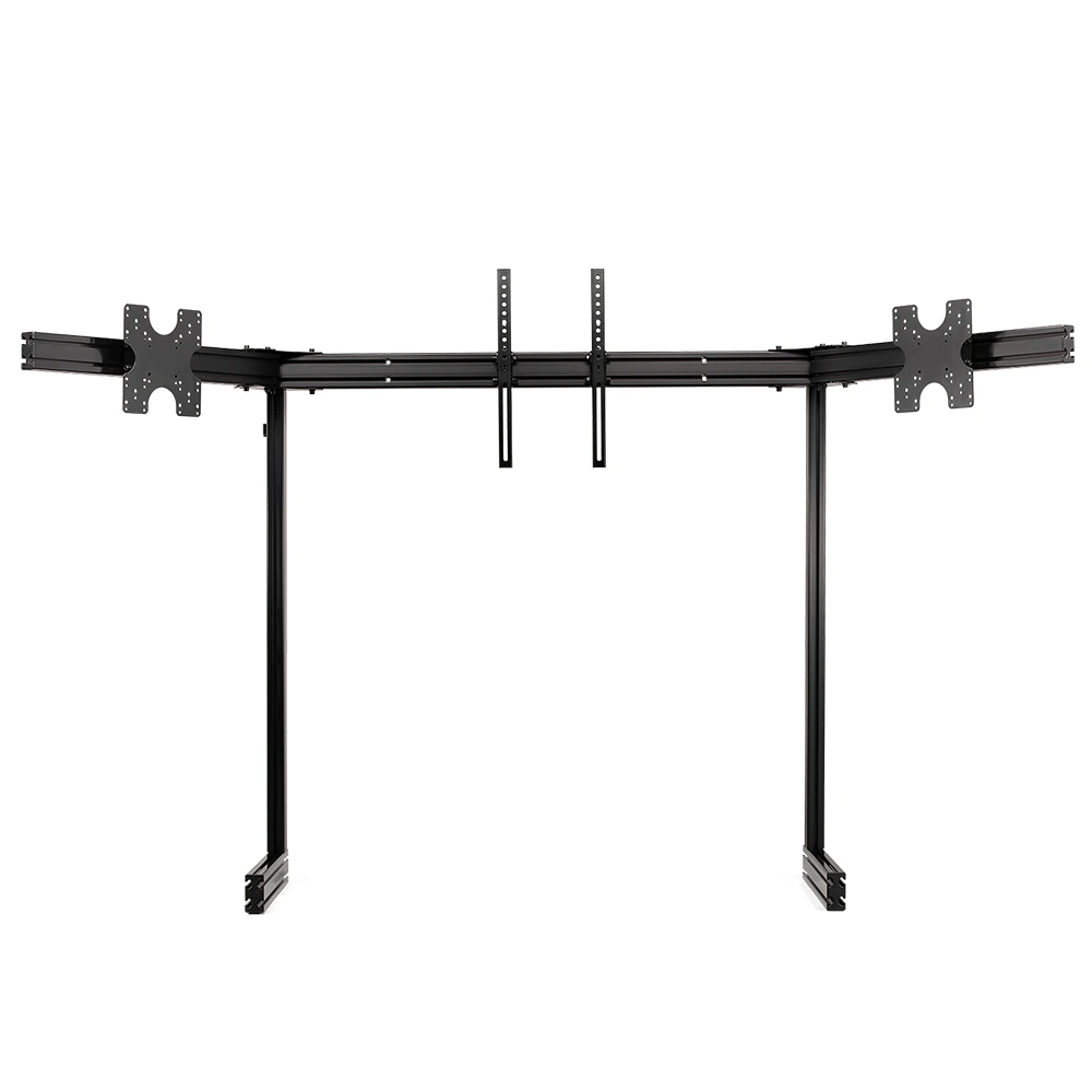 Next Level Elite Free Standing Triple Monitor Stand - Black Edition NLR-E036-0 Next Level Elite Free Standing Triple Monitor Stand - Black Edition NLR-E036-0