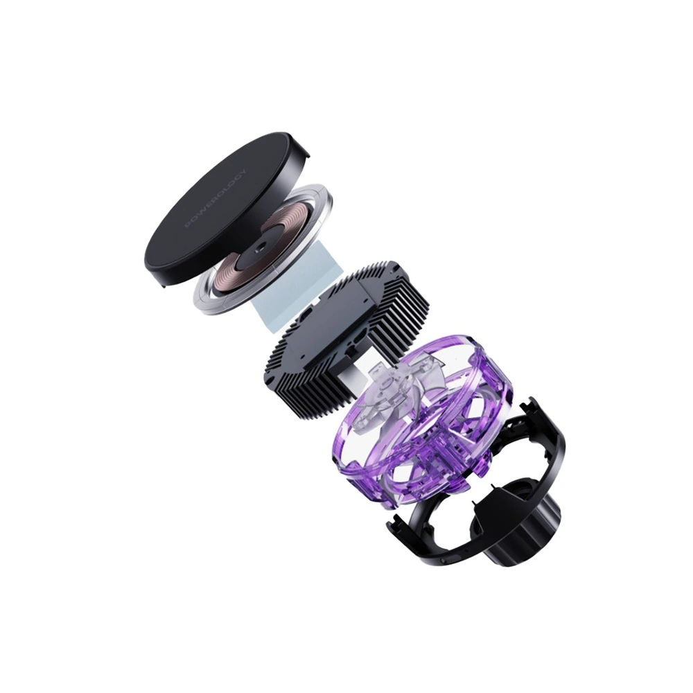 Powerology Streaming Magsafe Charger Semiconductor Cooling With Stand - Black-122729 Powerology Streaming Magsafe Charger Semiconductor Cooling With Stand - Black-122729