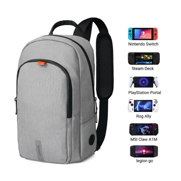 Syntech Carrying Bag For Handheld Gaming Consoles - Grey-0